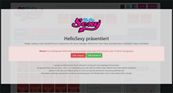 Desktop Screenshot of hellosexy.de